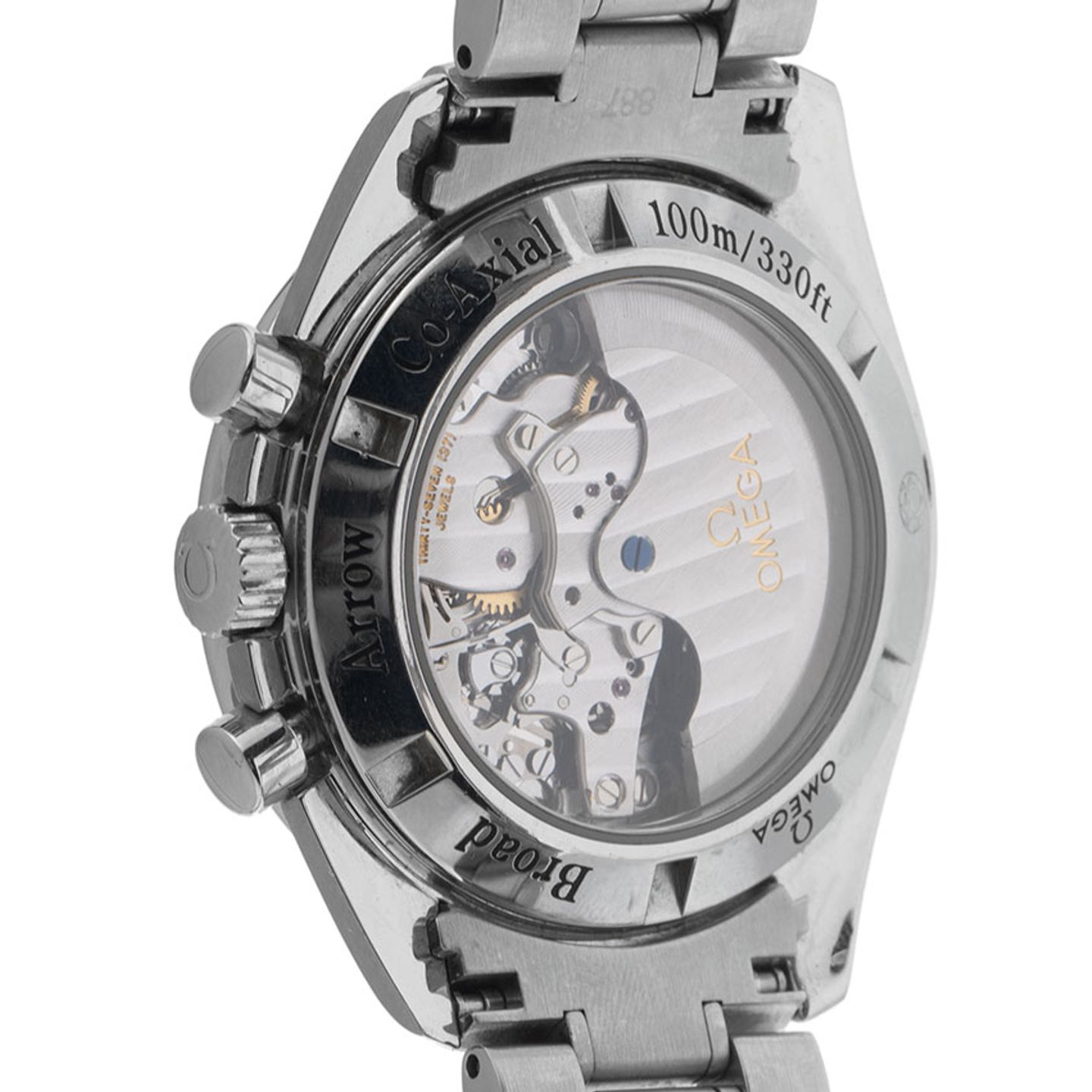 Omega Speedmaster Broad Arrow 321.10.42.50.02.001 (2012) - Zilver wijzerplaat 42mm Staal (6/8)