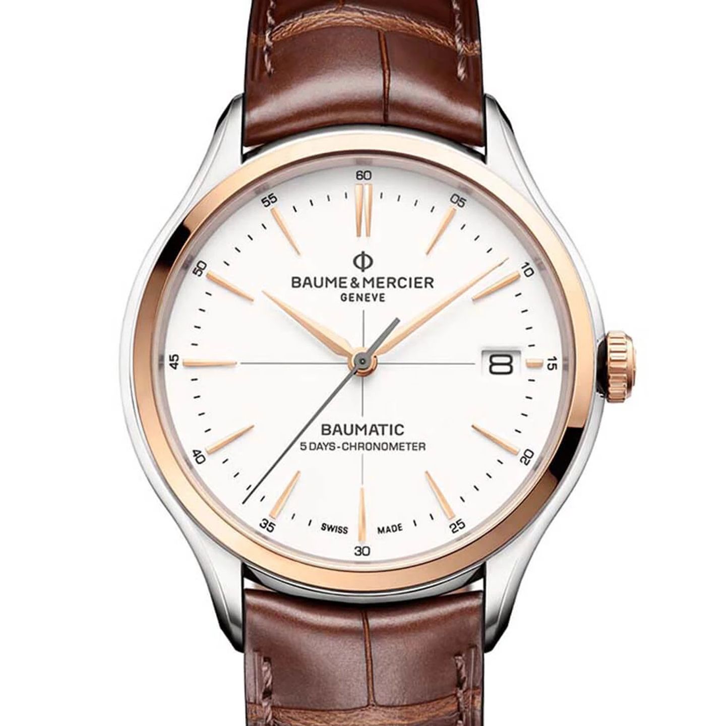 Baume & Mercier Clifton M0A10519 (2024) - White dial 40 mm Steel case (1/3)