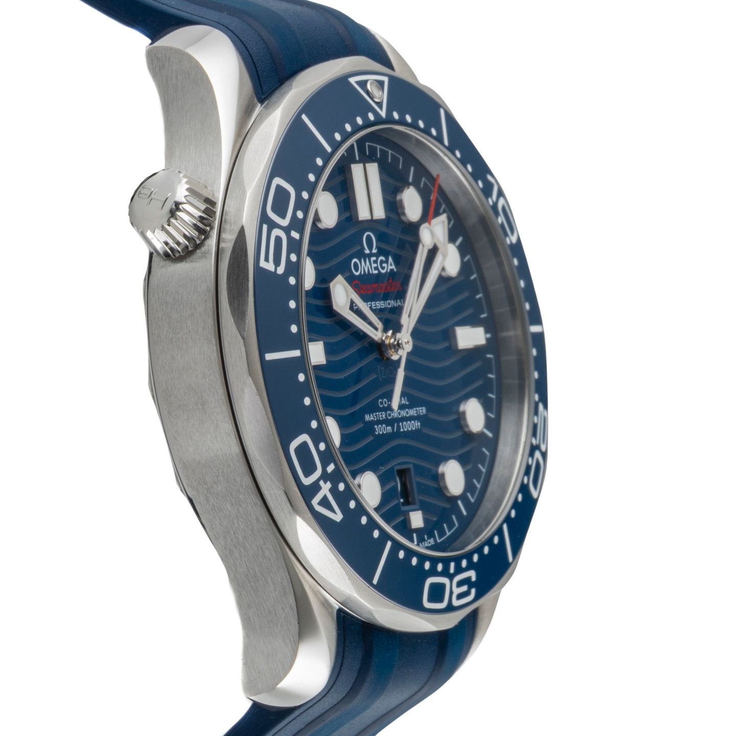 Omega Seamaster Diver 300 M 210.30.42.20.03.001 (Onbekend (willekeurig serienummer)) - Blauw wijzerplaat 42mm Staal (7/8)