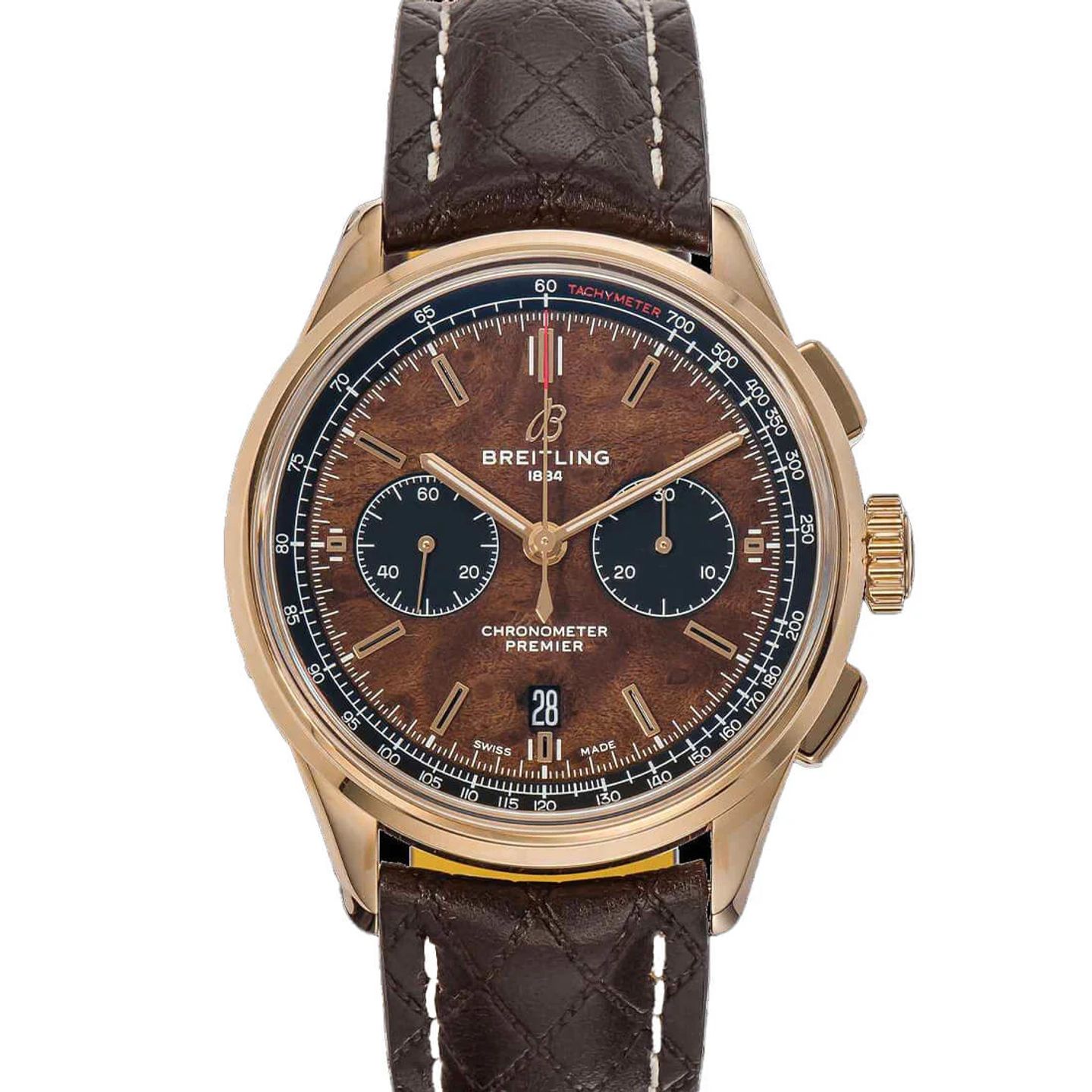 Breitling for Bentley RB01181A1Q1X1 (2023) - Bronze dial 42 mm Red Gold case (2/2)