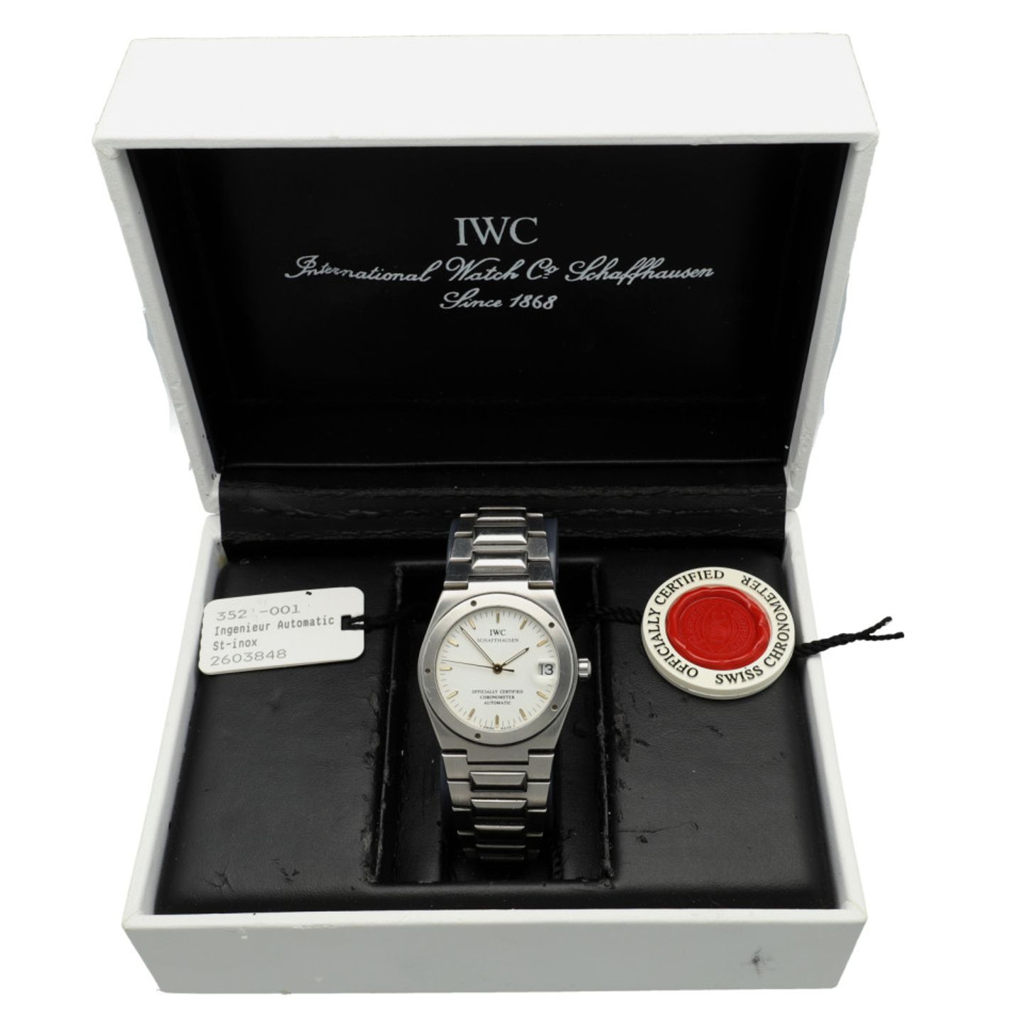 IWC Ingenieur IW352101 (1996) - White dial 34 mm Steel case (7/7)