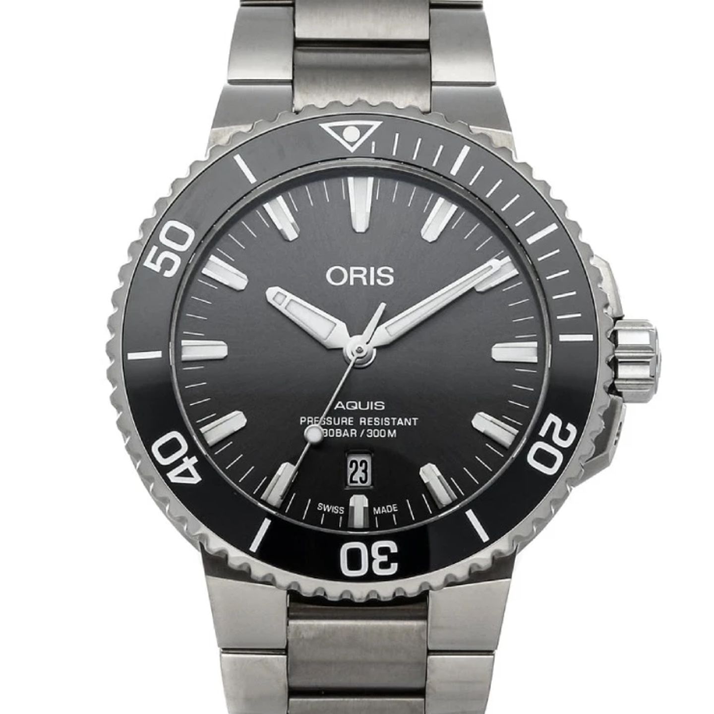 Oris Aquis Titanium Date 01 733 7730 7153-07 8 24 15PEB (2024) - Grey dial 44 mm Titanium case (1/3)