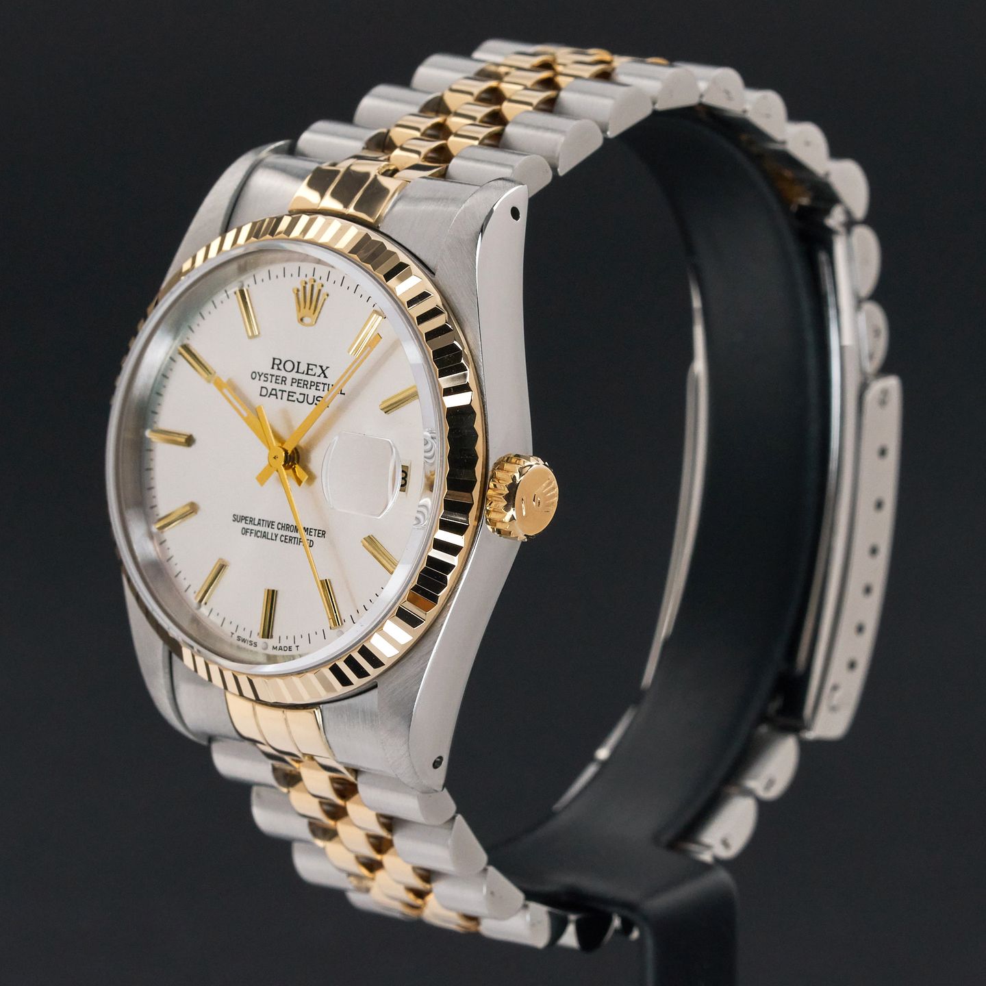 Rolex Datejust 36 16233 (1991) - 36 mm Gold/Steel case (4/8)