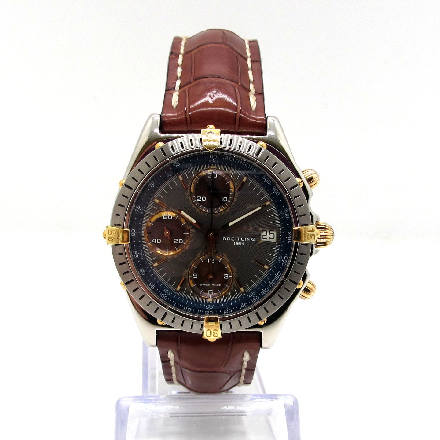 Breitling Chronomat B13048 (Unknown (random serial)) - Grey dial 40 mm Steel case (4/6)