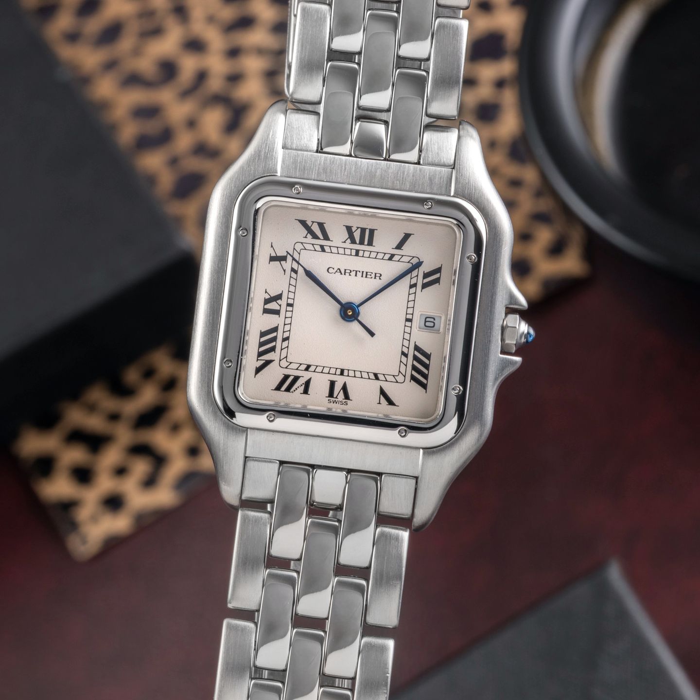 Cartier Panthère W25032P5 (Unknown (random serial)) - White dial 29 mm Steel case (3/8)