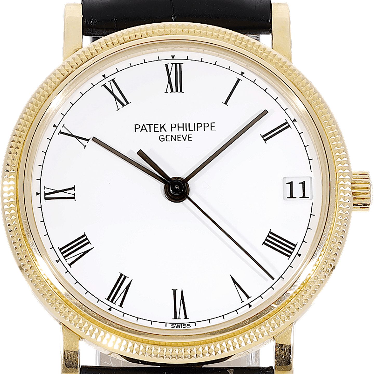 Patek Philippe Golden Ellipse 5738/1R-001 (Unknown (random serial)) - Black dial 35 mm Rose Gold case (1/5)