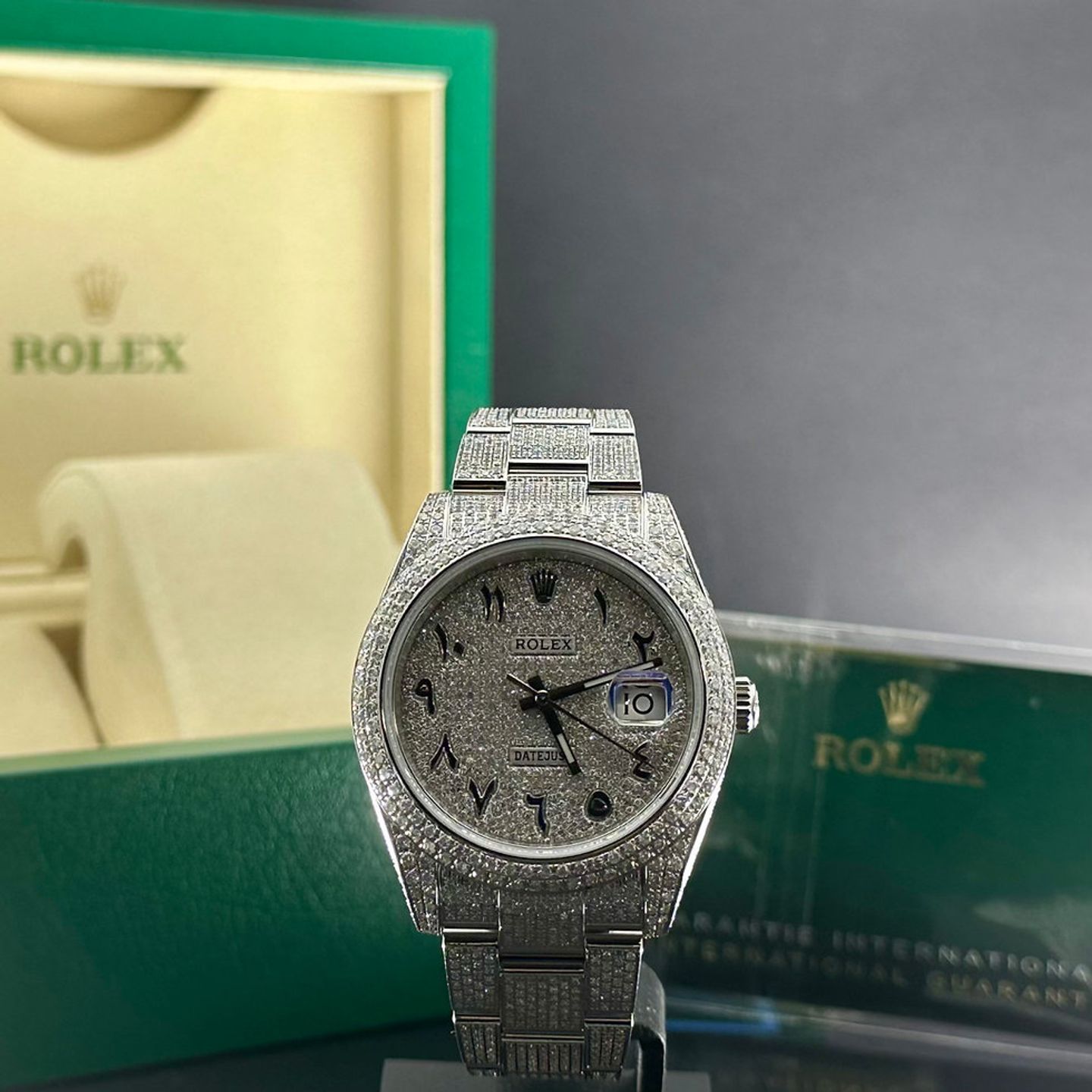 Rolex Datejust 41 126300 (2023) - Diamond dial 41 mm Steel case (2/8)