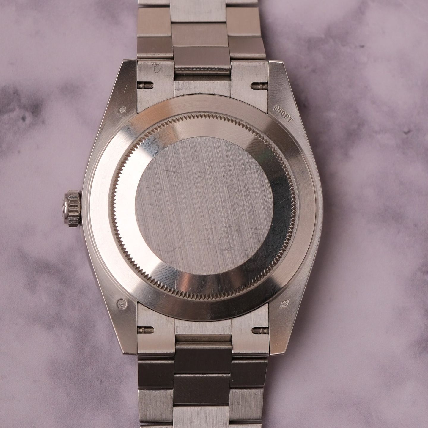 Rolex Day-Date 40 228206 (Unknown (random serial)) - Blue dial 40 mm Platinum case (7/8)