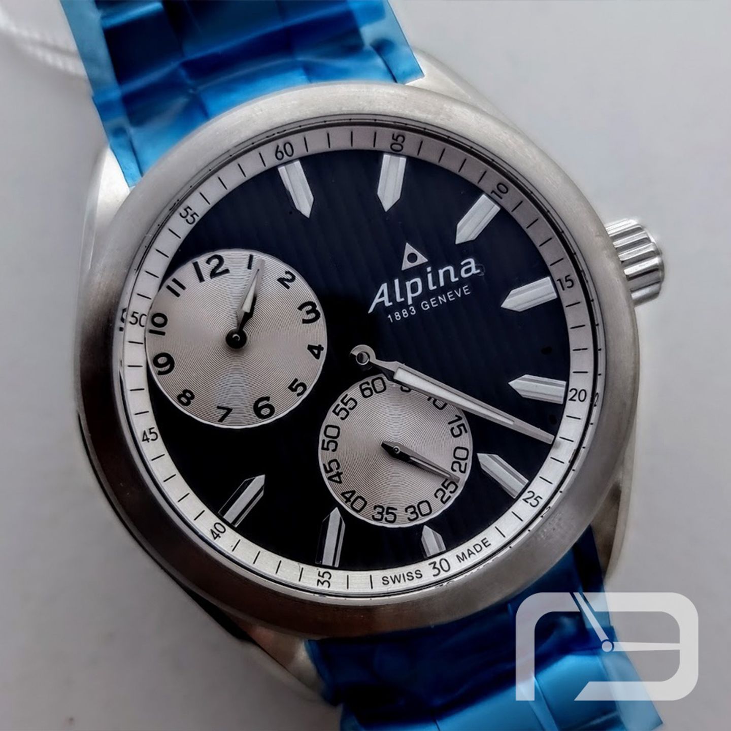 Alpina Alpiner AL-650BSS5E6B (2024) - Black dial Unknown Steel case (2/8)