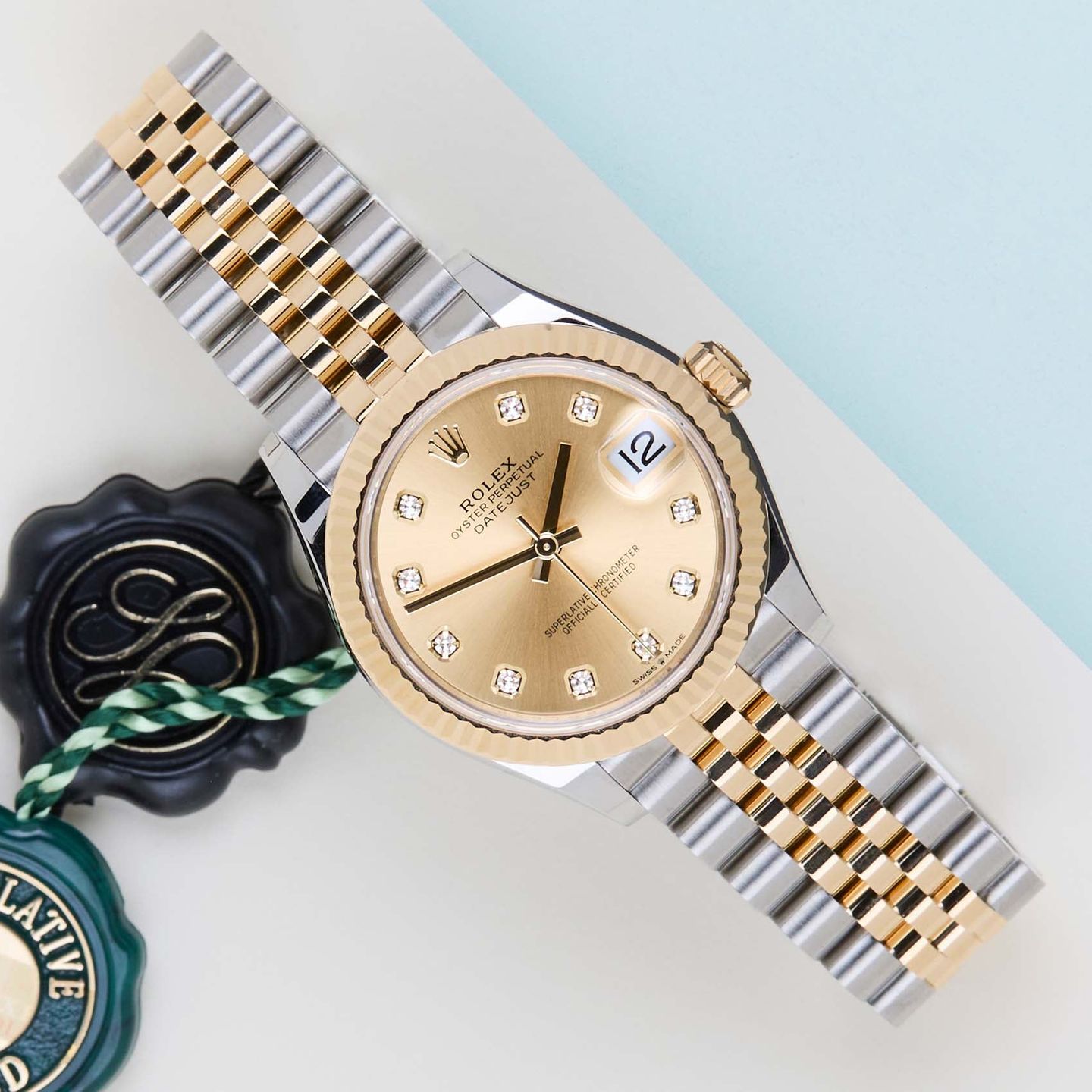 Rolex Datejust 31 278273 (2025) - Champagne wijzerplaat 31mm Goud/Staal (1/8)