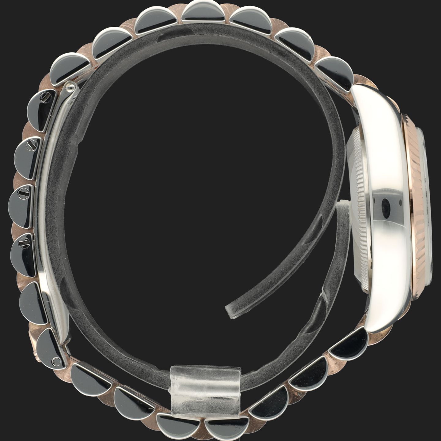 Rolex Lady-Datejust 179171 (2017) - Pearl dial 26 mm Gold/Steel case (5/8)