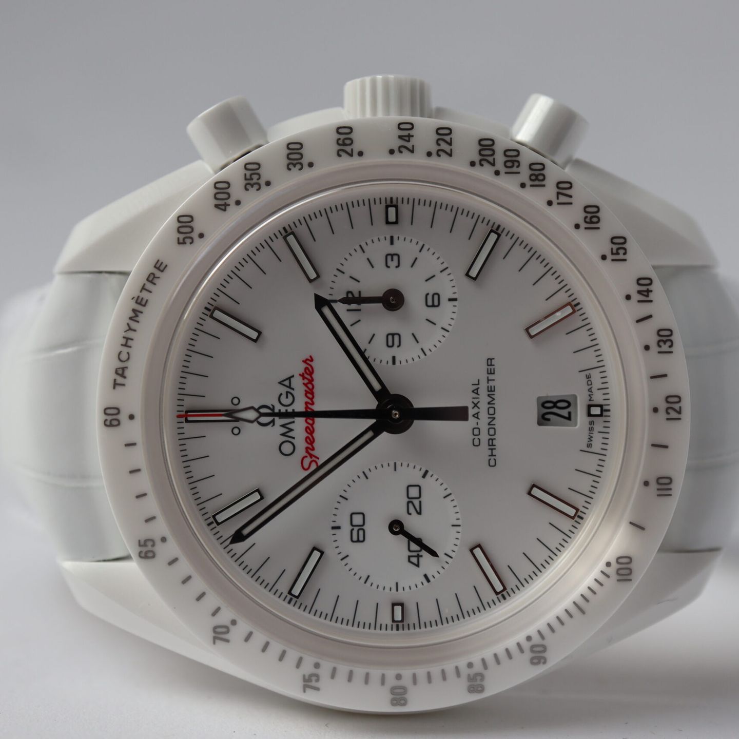 Omega Speedmaster 311.93.44.51.04.002 (2024) - White dial 44 mm Ceramic case (2/8)