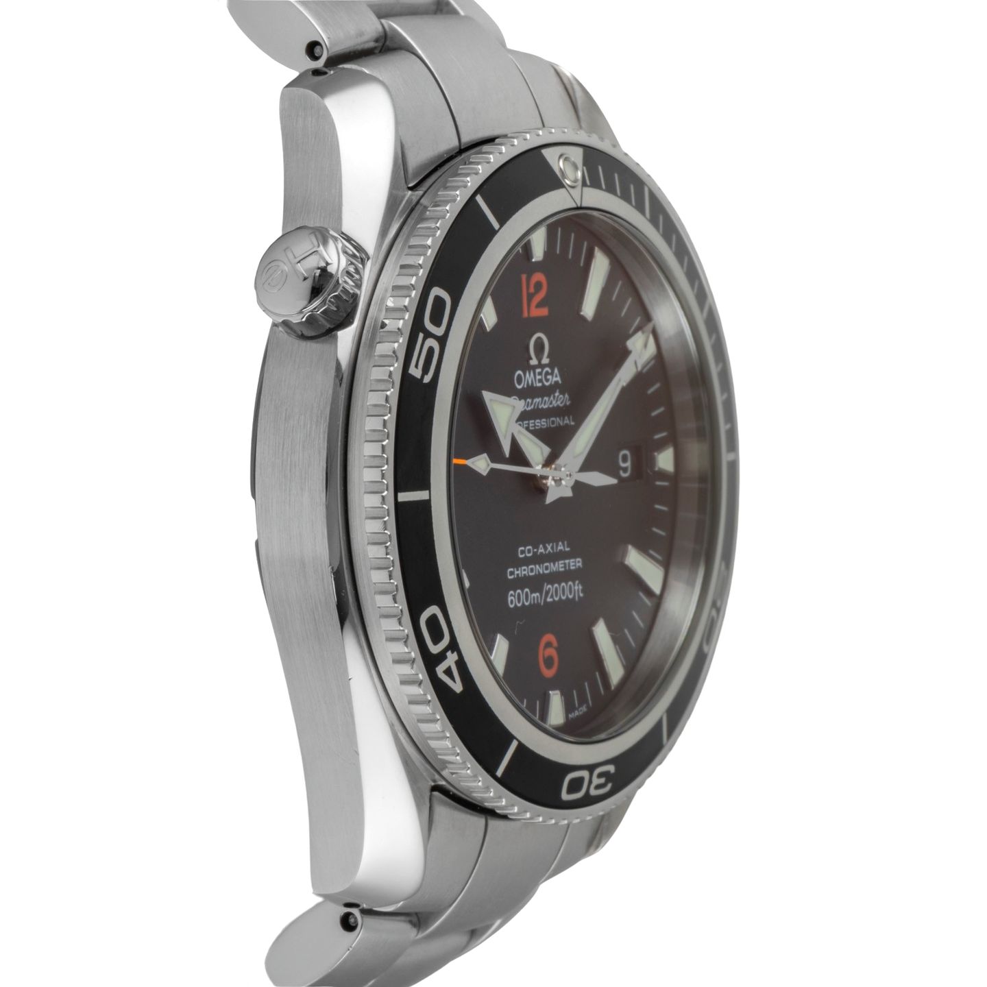 Omega Seamaster Planet Ocean 2201.51.00 (2005) - Black dial 42 mm Steel case (7/8)