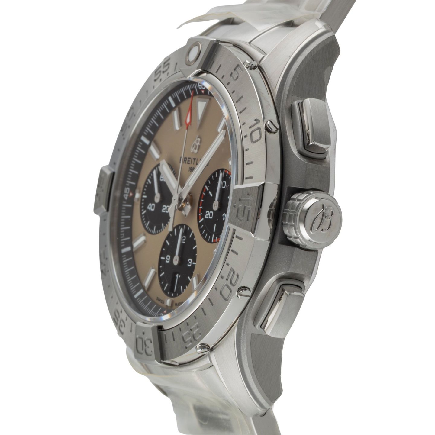 Breitling Avenger AB0147101A1A1 (Onbekend (willekeurig serienummer)) - Roze wijzerplaat 44mm Staal (6/8)