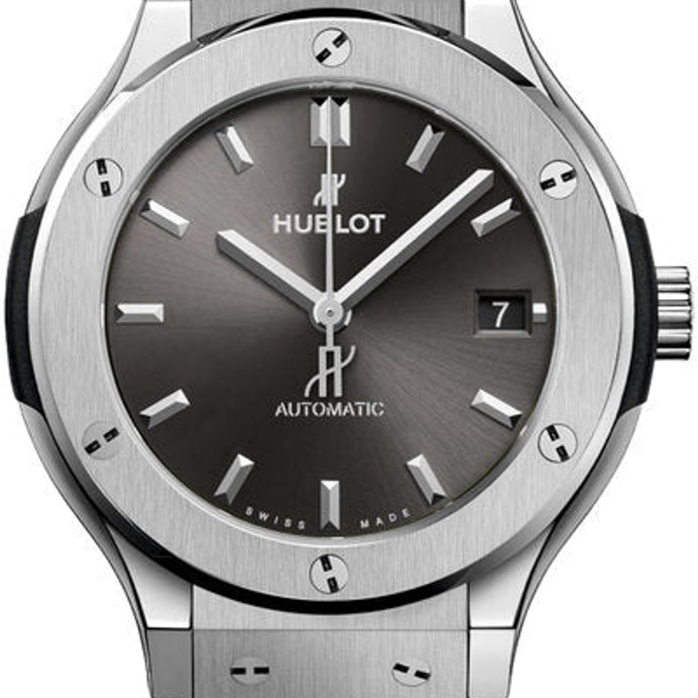 Hublot Classic Fusion Racing Grey 565.NX.7071.RX (2026) - Grijs wijzerplaat 38mm Titanium (1/1)