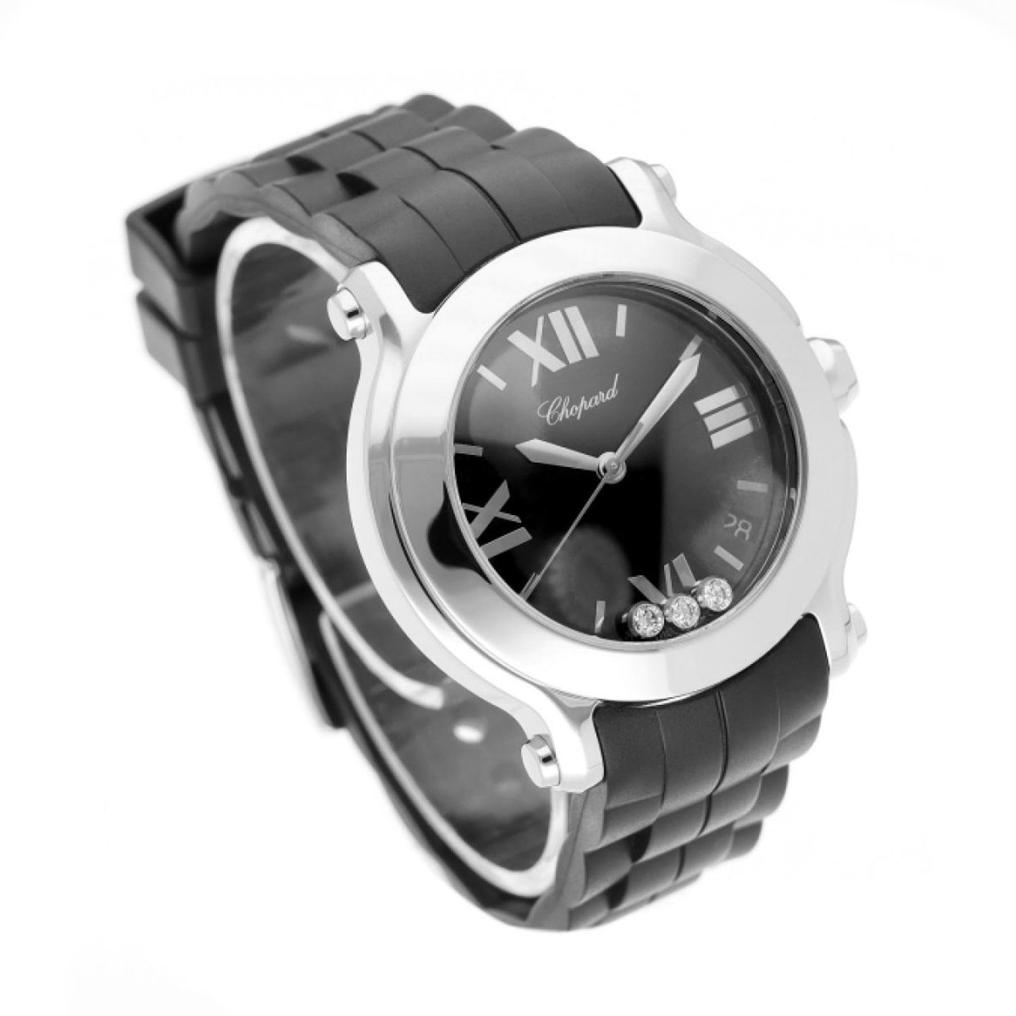 Chopard Happy Sport 278475-3016 (2009) - White dial 36 mm Steel case (3/5)