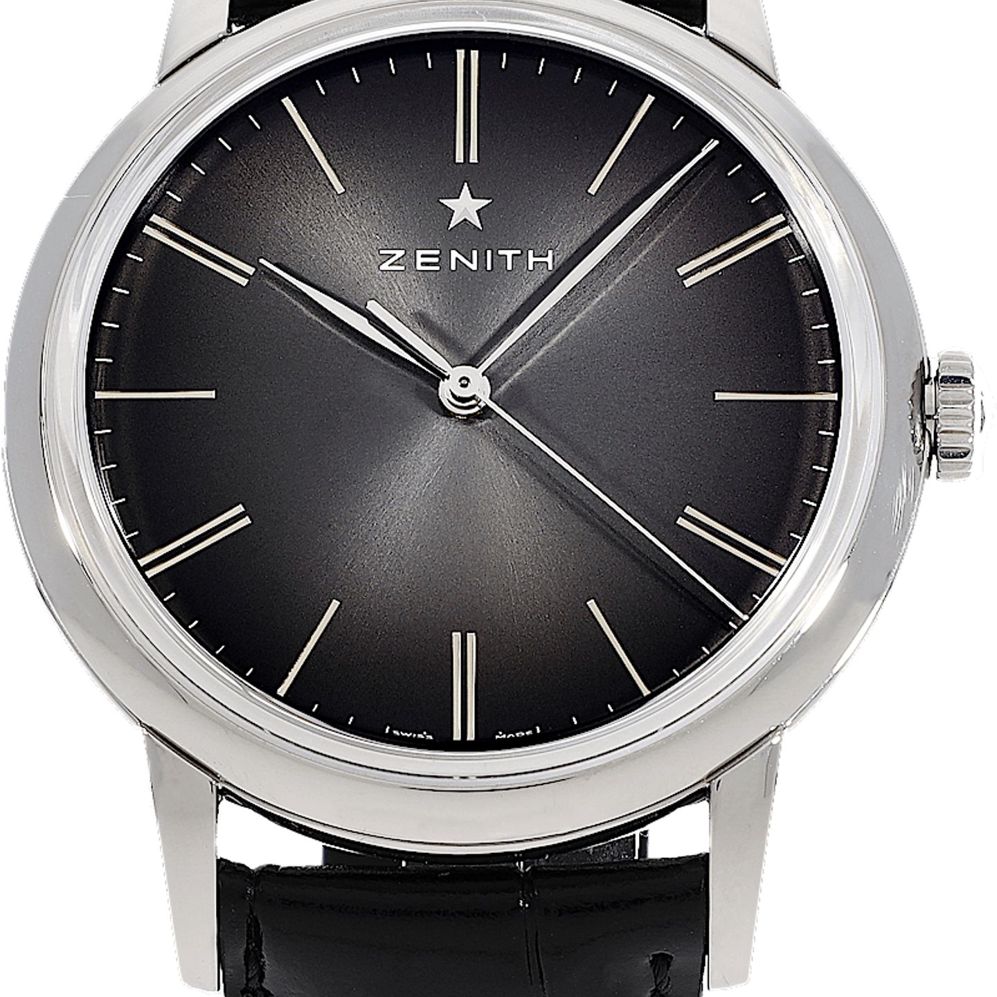 Zenith Elite 03.2290.679/26.C493 (Unknown (random serial)) - Black dial 39 mm Steel case (2/5)