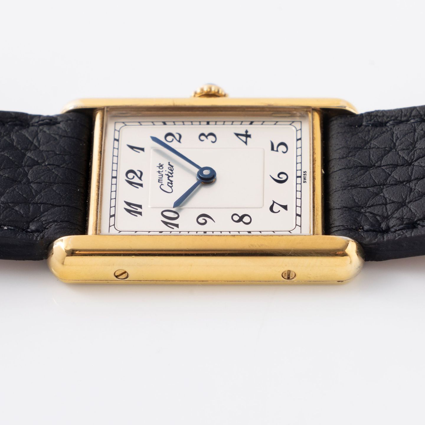 Cartier Tank Vermeil 59005 (1990) - Zilver wijzerplaat Onbekend Zilver (5/6)