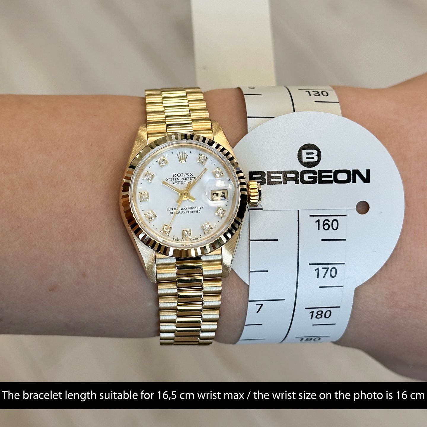 Rolex Lady-Datejust 69178 (1991) - 26mm Geelgoud (5/7)