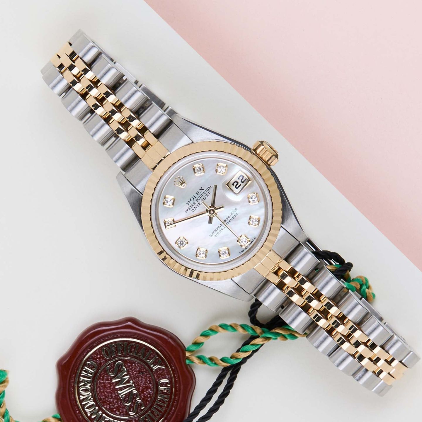 Rolex Lady-Datejust 79173 (Unknown (random serial)) - 26 mm Gold/Steel case (1/8)
