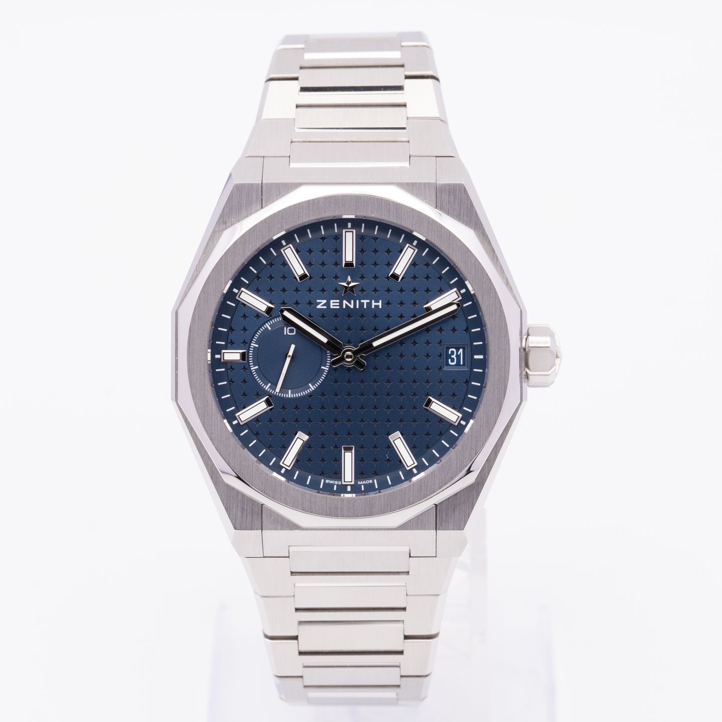 Zenith Defy Skyline 03.9300.3620/51.I001 (2022) - Blue dial 41 mm Steel case (1/8)