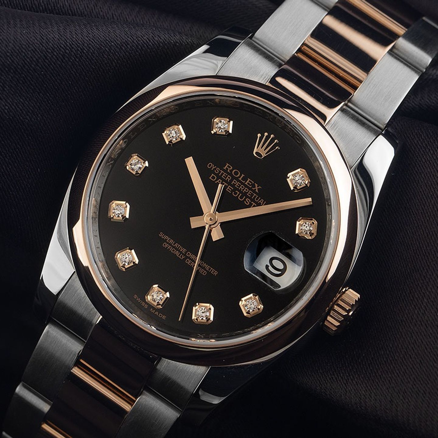 Rolex Datejust 36 116201 (2008) - 36 mm Gold/Steel case (3/8)