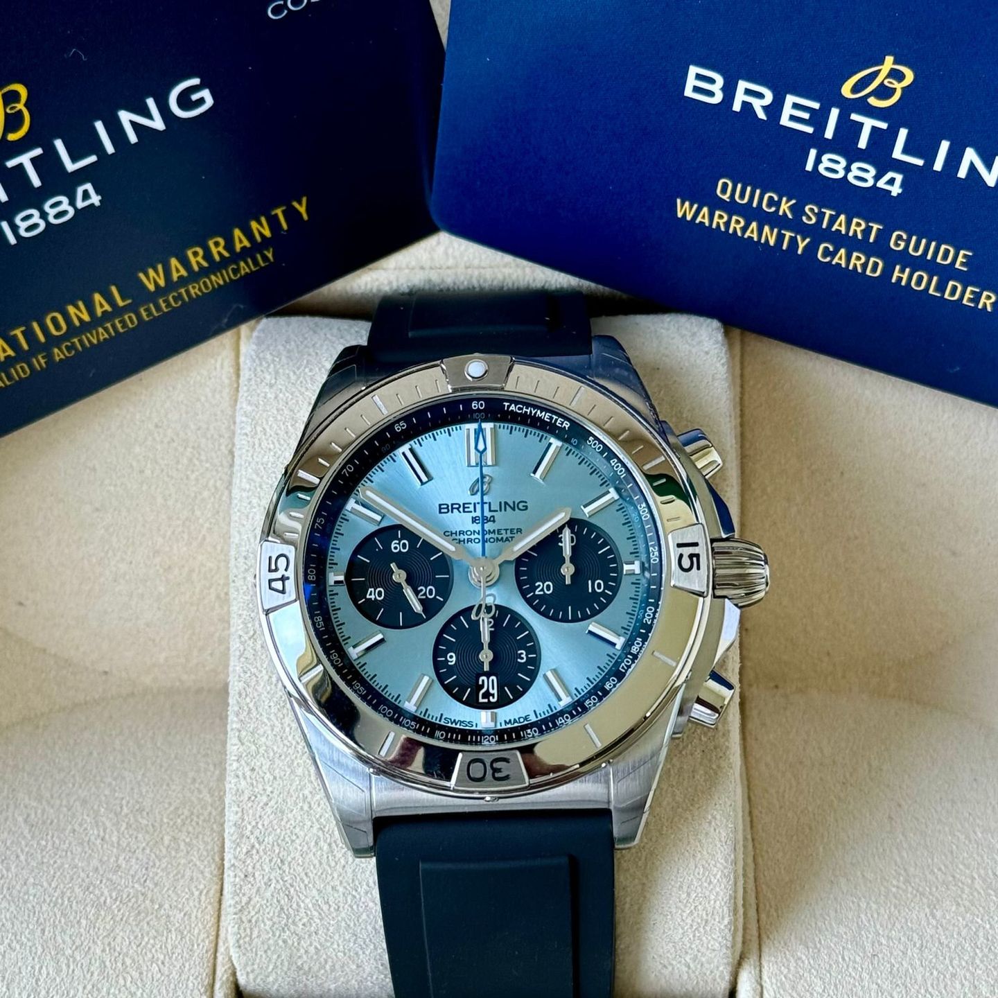 Breitling Chronomat 42 PB0134101C1S1 (2024) - Blauw wijzerplaat 42mm Staal (7/7)