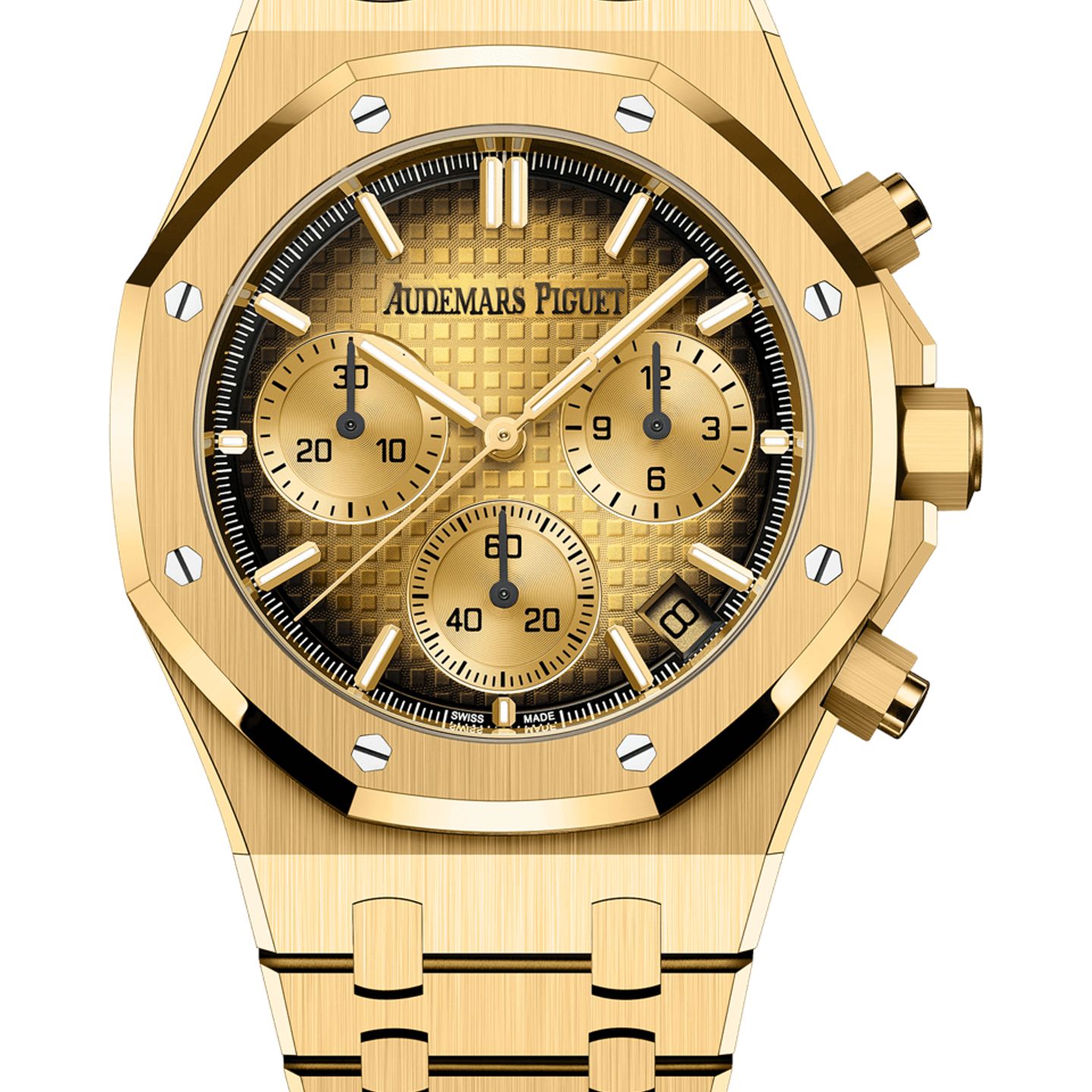 Audemars Piguet Royal Oak Chronograph 26240BA.OO.1320BA.02 (2025) - Champagne dial 41 mm Yellow Gold case (1/1)