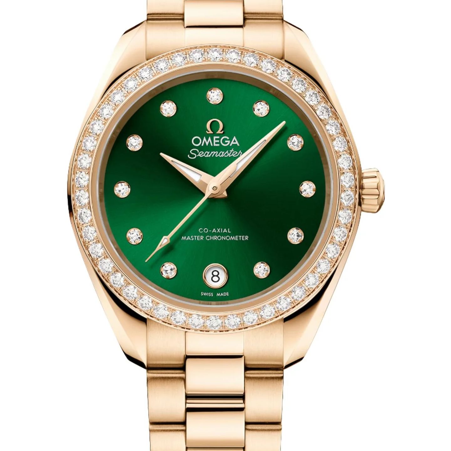Omega Seamaster Aqua Terra 220.55.30.20.60.001 (2026) - Groen wijzerplaat 30mm Geelgoud (1/1)