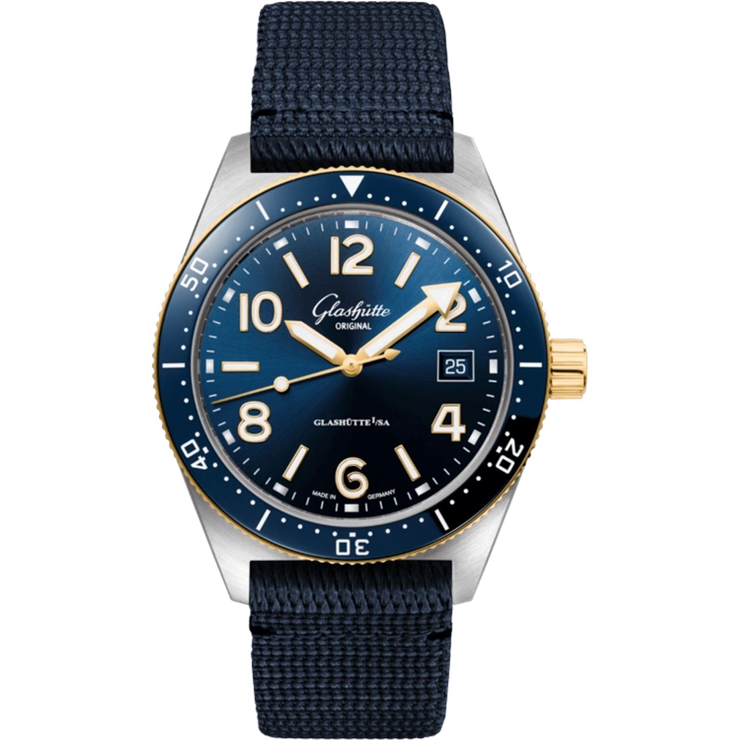 Glashütte Original SeaQ 1-39-11-10-90-34 (2026) - Blue dial 40 mm Steel case (1/1)