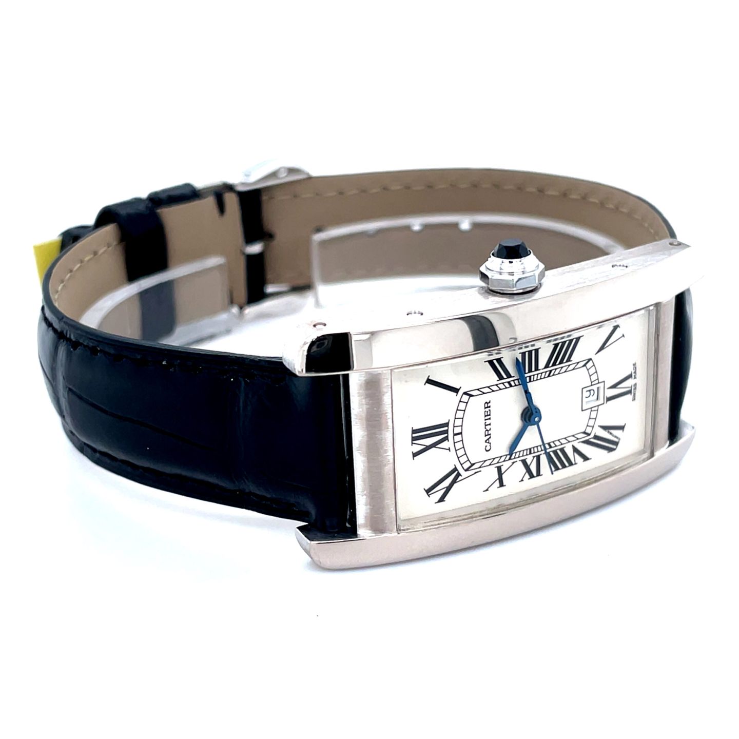 Cartier Tank Américaine 2490 (Unknown (random serial)) - 22 mm White Gold case (3/8)