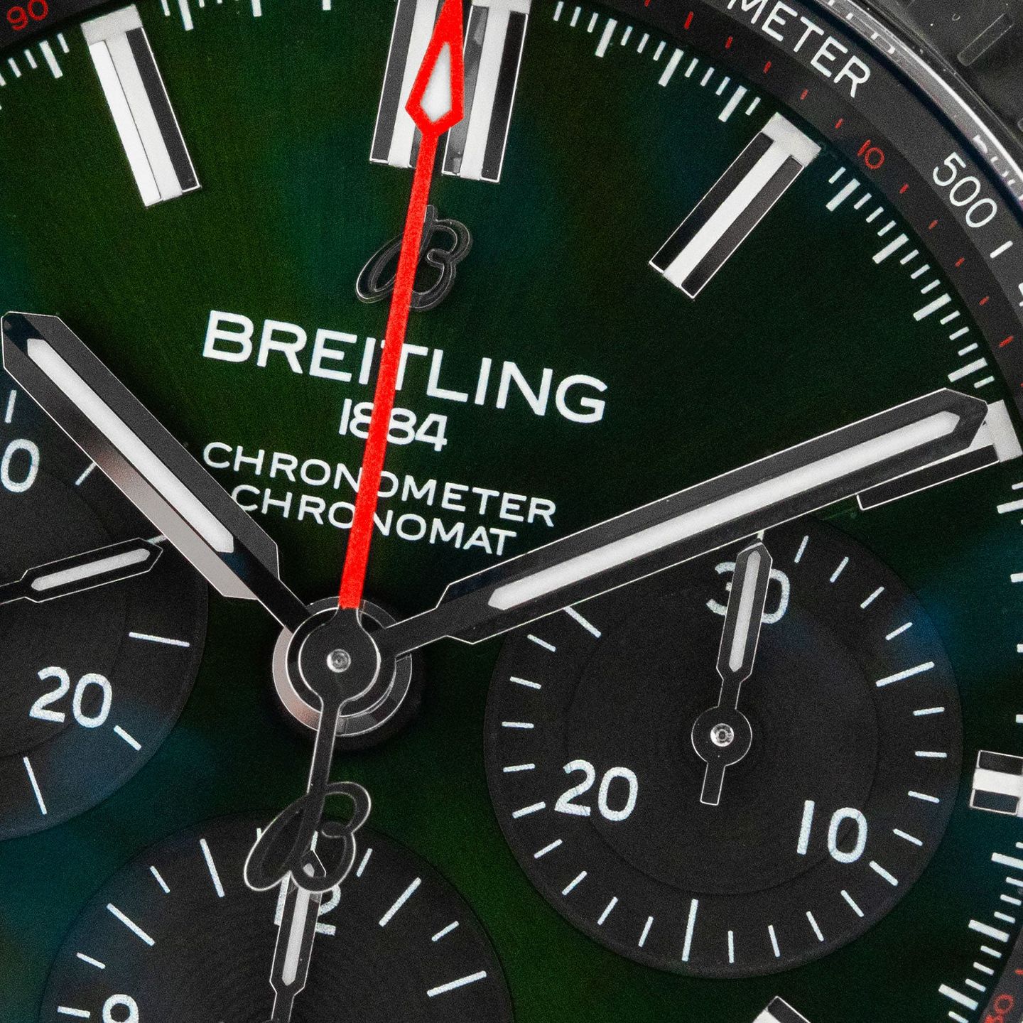 Breitling Chronomat 42 AB0134101L2S1 (2025) - Groen wijzerplaat 43mm Staal (3/8)