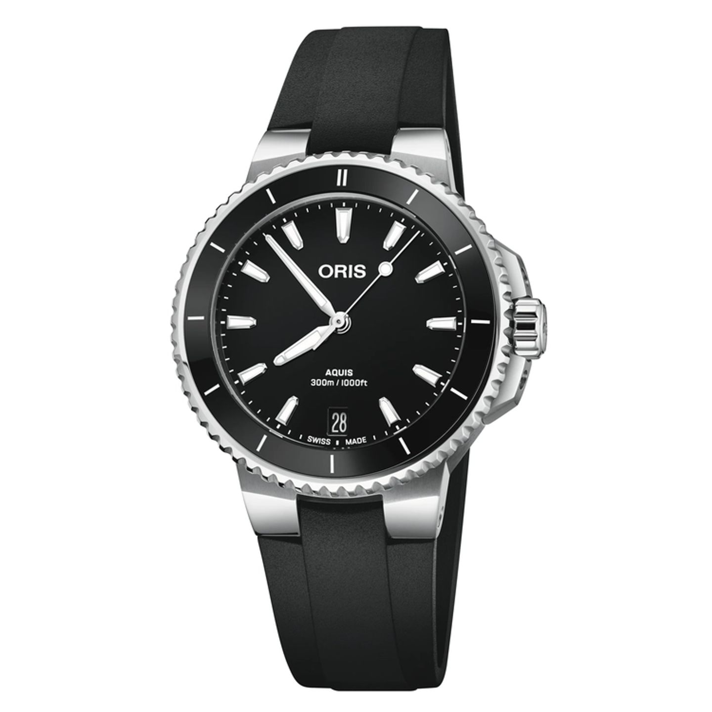 Oris Aquis Date 01 733 7792 4154-07 4 19 64FC (2025) - Zwart wijzerplaat 37mm Staal (1/1)
