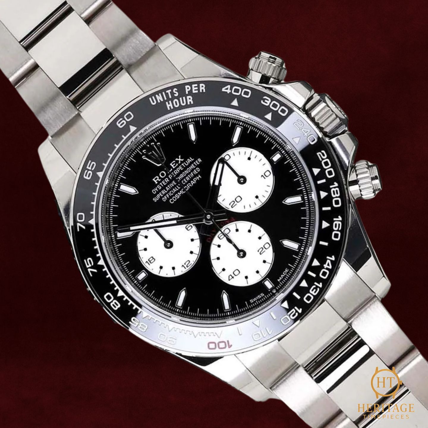 Rolex Daytona 126529LN (2024) - Black dial 40 mm White Gold case (6/8)