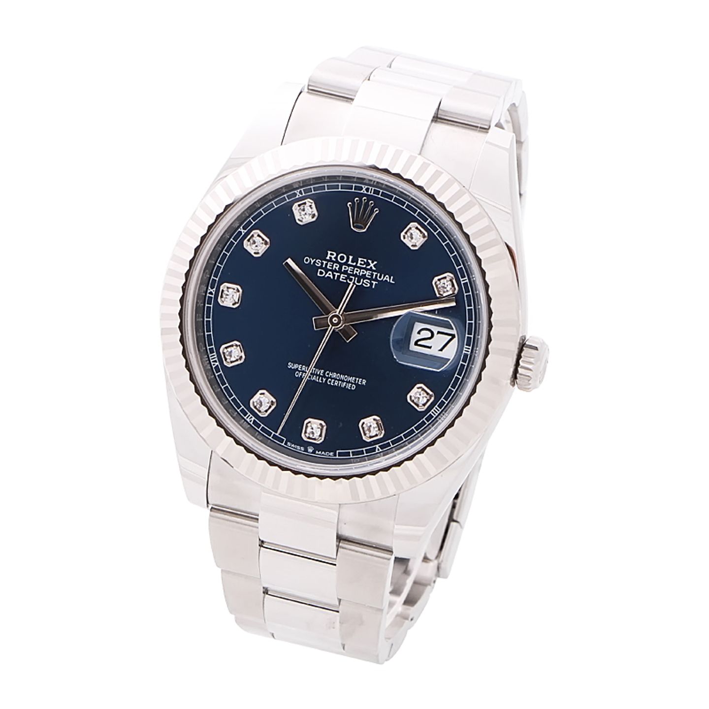 Rolex Datejust 41 126334 (2024) - Blauw wijzerplaat 41mm Staal (2/4)