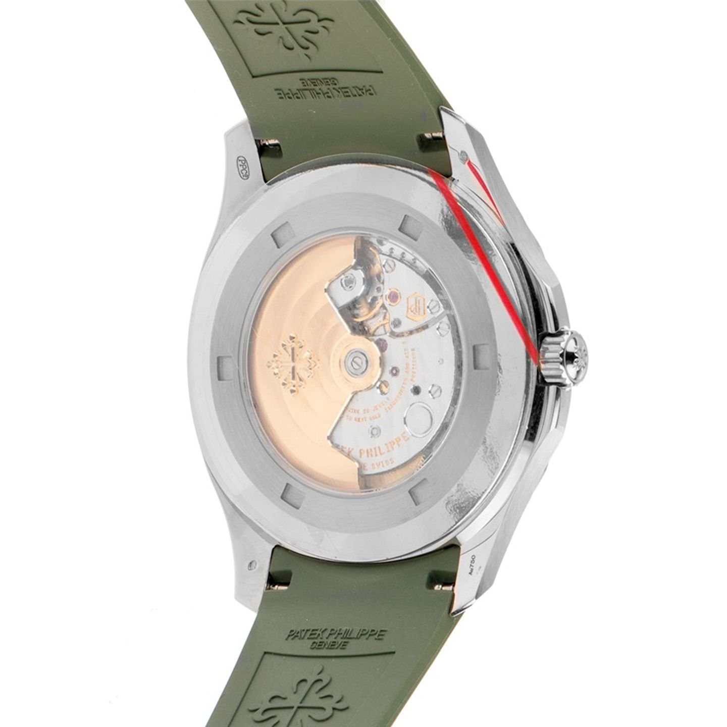 Patek Philippe Aquanaut 5168G-010 (2020) - Green dial 42 mm White Gold case (5/6)