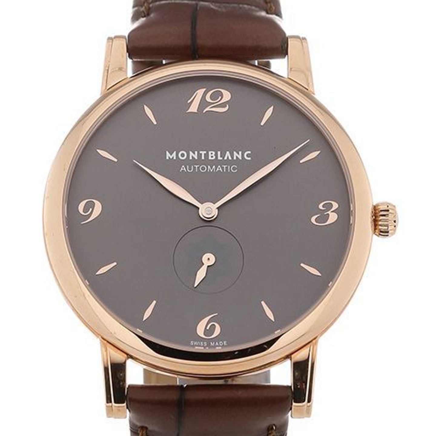 Montblanc Star Classique 107075 (2023) - Grey dial 39 mm Rose Gold case (1/4)