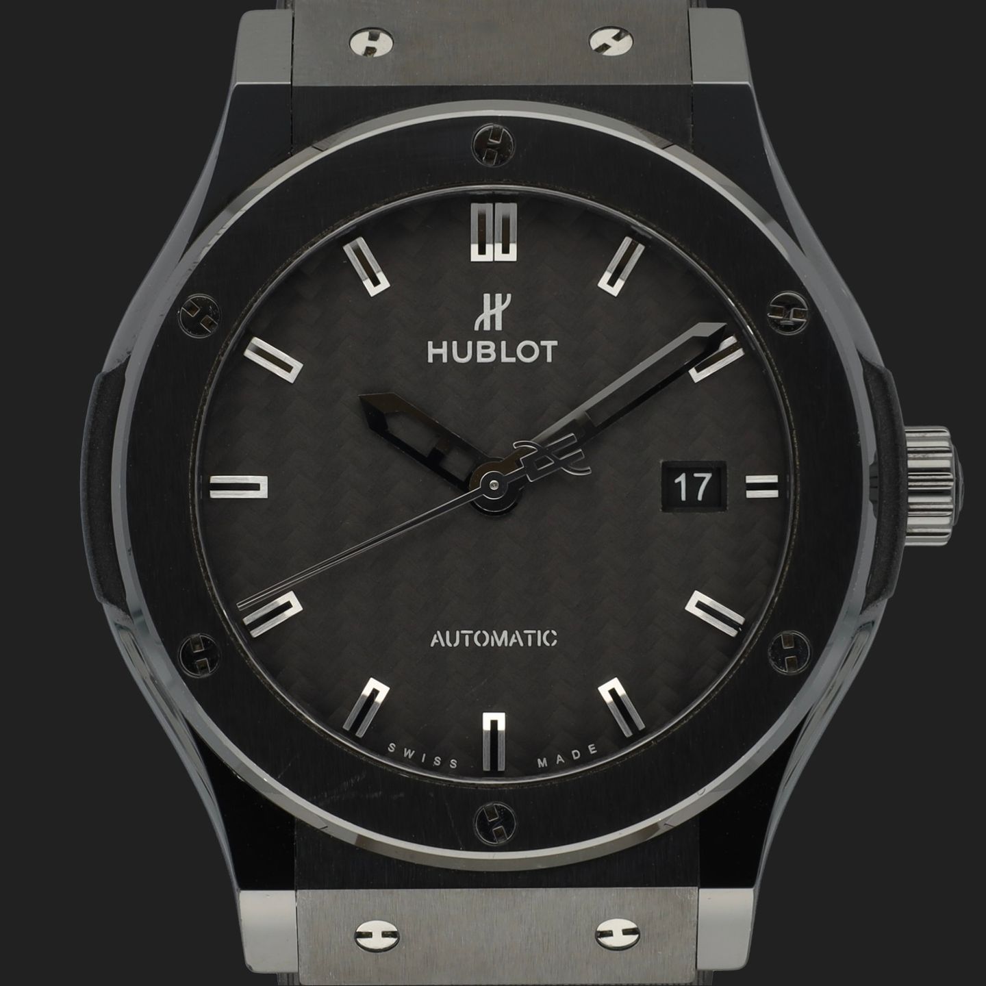 Hublot Classic Fusion 542.CM.1771.RX (2014) - Black dial 42 mm Ceramic case (2/8)