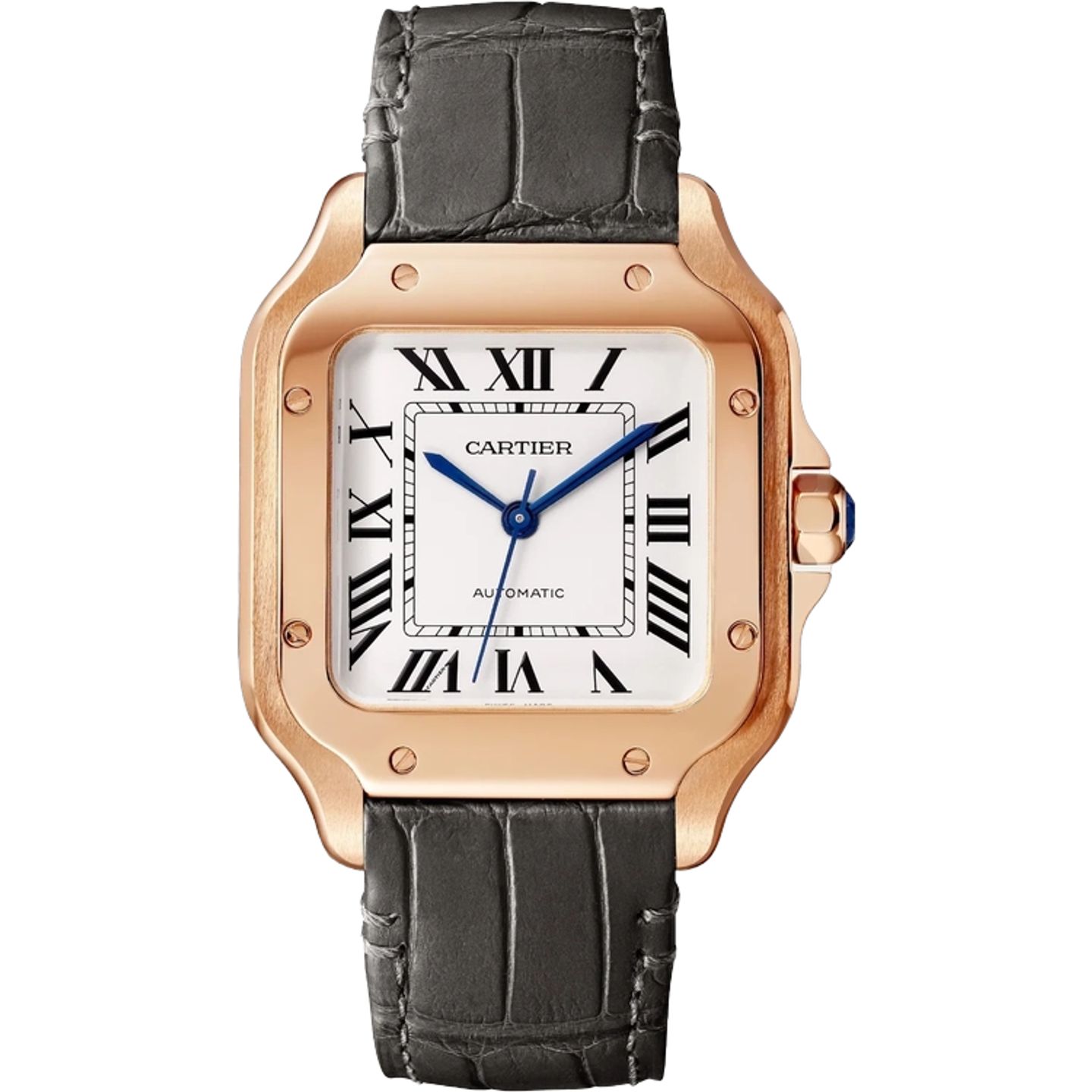 Cartier Santos WGSA0028 (2025) - Silver dial 35 mm Rose Gold case (1/1)