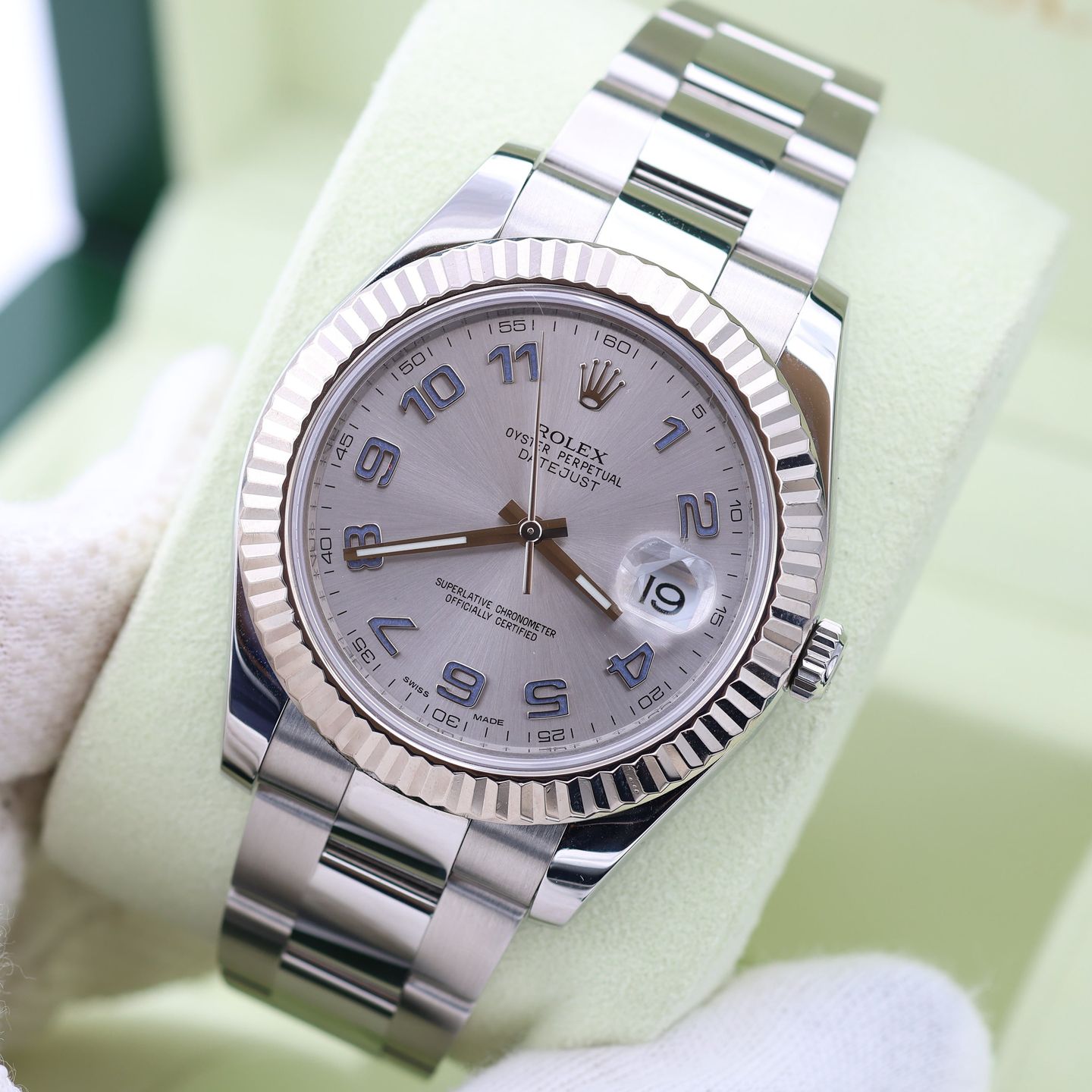Rolex Datejust II 116334 (Onbekend (willekeurig serienummer)) - 41mm Staal (2/8)
