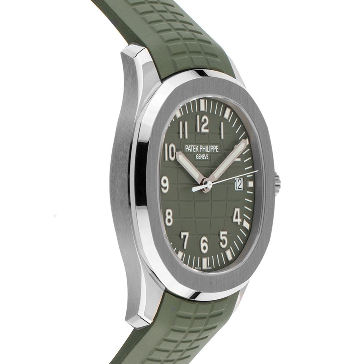 Patek Philippe Aquanaut 5168G-010 (2020) - Green dial 42 mm White Gold case (4/6)