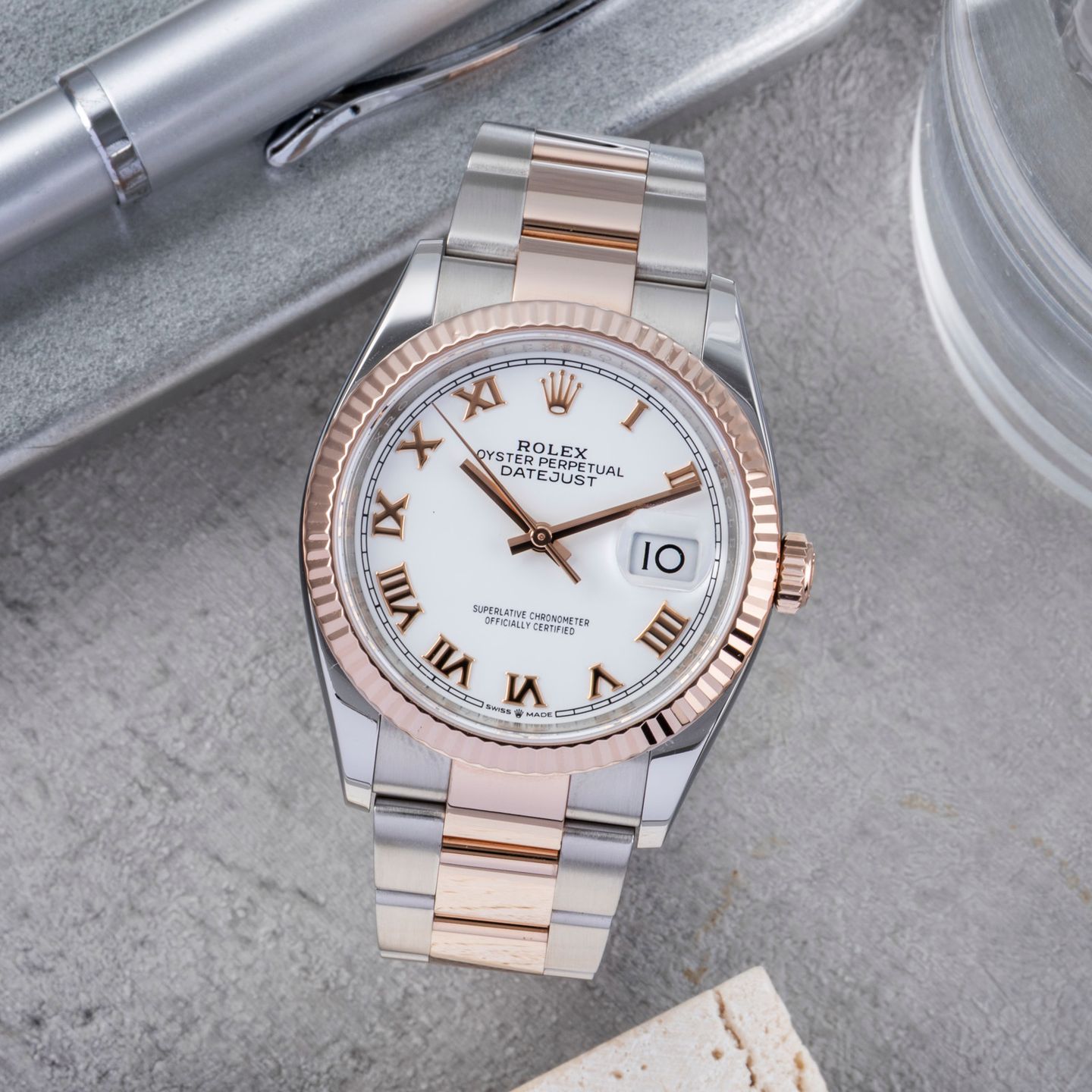 Rolex Datejust 36 126231 (Onbekend (willekeurig serienummer)) - 36mm Goud/Staal (1/8)