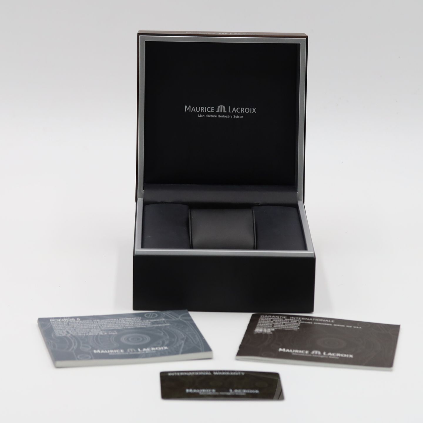 Maurice Lacroix Pontos S PT6008-SS002-330-1 (Onbekend (willekeurig serienummer)) - Zwart wijzerplaat 43mm Staal (8/8)