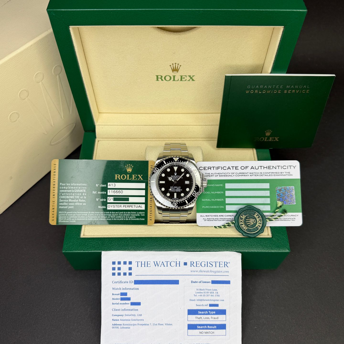 Rolex Sea-Dweller Deepsea 116660 - (3/8)