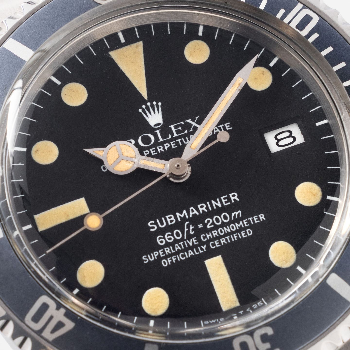 Rolex Submariner Date 1680 (1978) - Zwart wijzerplaat 40mm Staal (6/8)