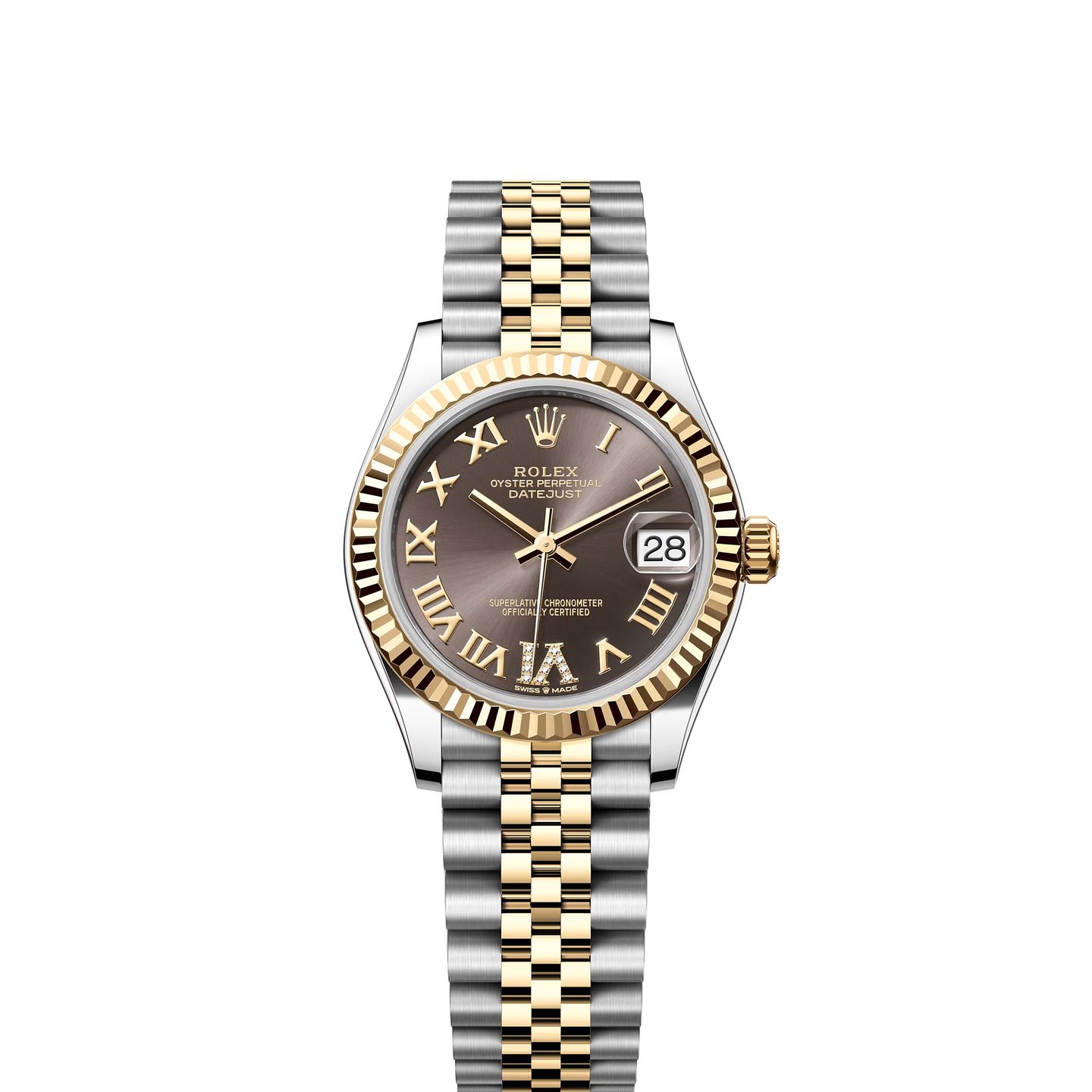 Rolex Datejust 31 278273 (2024) - Grijs wijzerplaat 31mm Staal (1/8)