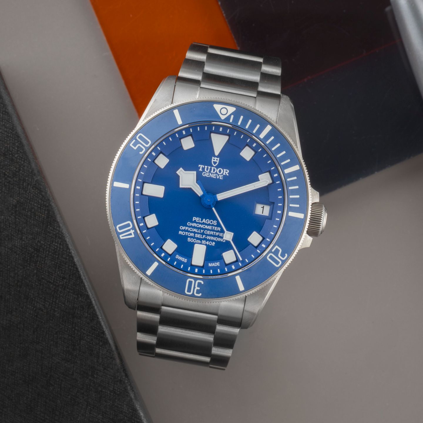 Tudor Pelagos 25600TB (Unknown (random serial)) - Black dial 42 mm Titanium case (1/8)