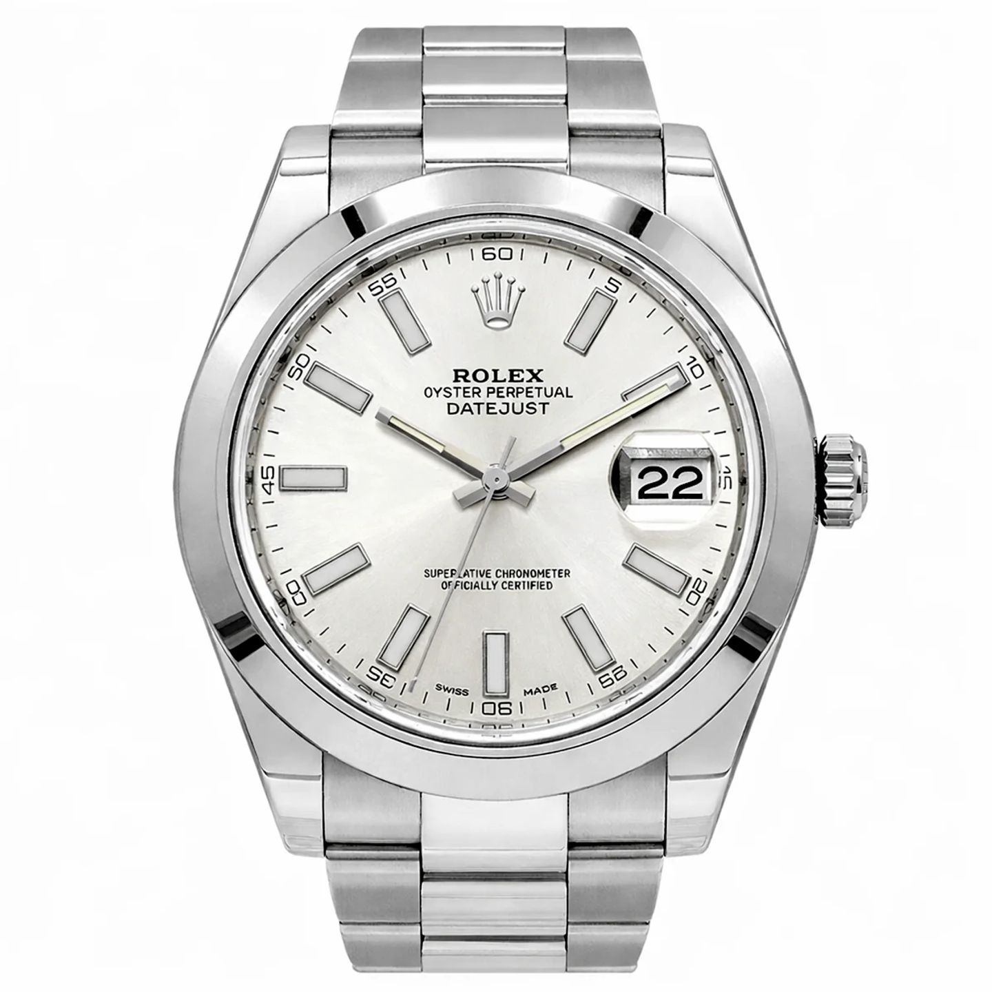 Rolex Datejust II 116300 (2013) - Silver dial 41 mm Steel case (1/8)