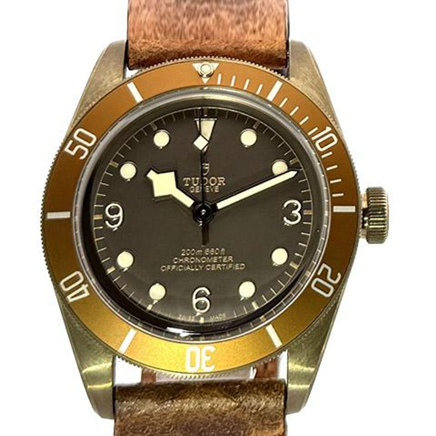 Tudor Black Bay Bronze 79250BM (2023) - Brown dial 43 mm Bronze case (1/8)