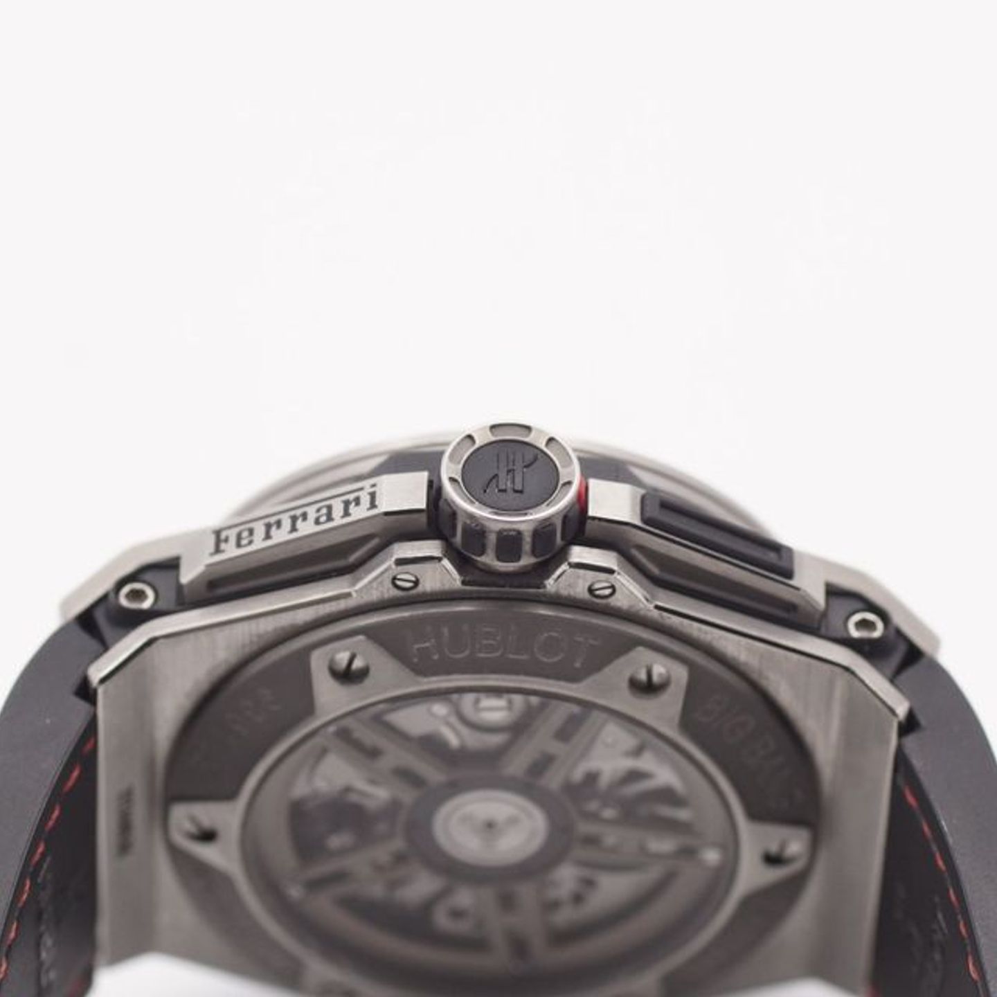 Hublot Big Bang Ferrari 401.NX.0123.VR (2013) - Zwart wijzerplaat 45mm Titanium (2/9)